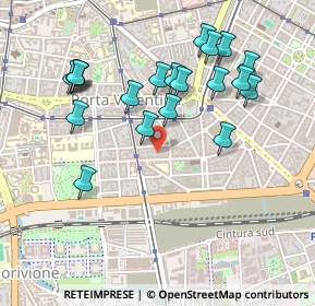 Mappa Via Atto Vannucci, 20129 Milano MI, Italia (0.4925)