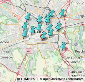 Mappa Via Atto Vannucci, 20129 Milano MI, Italia (3.00067)