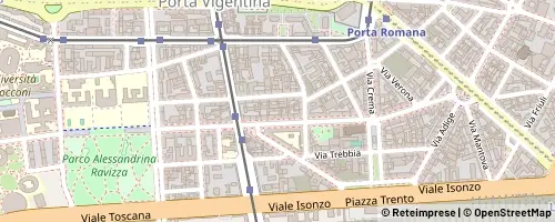 Mappa Milán