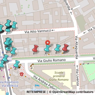 Mappa Via Atto Vannucci, 20129 Milano MI, Italia (0.08148)