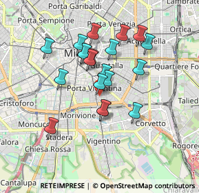 Mappa Via Atto Vannucci, 20129 Milano MI, Italia (1.5)