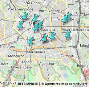 Mappa Via Atto Vannucci, 20129 Milano MI, Italia (1.67091)