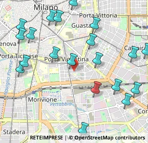 Mappa Via Atto Vannucci, 20129 Milano MI, Italia (1.2745)