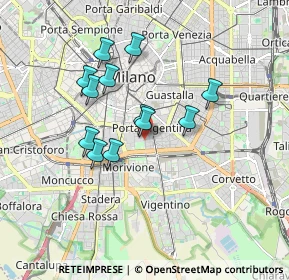 Mappa MI 20136, 20136 Milano MI, Italia (1.46667)