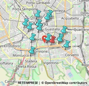 Mappa MI 20136, 20136 Milano MI, Italia (1.46933)