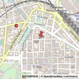 Mappa Via Gaudenzio Ferrari, 10, 28100 Novara, Novara (Piemonte)