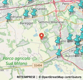 Mappa Via C. Dossi, 20047 Cusago MI, Italia (7.013)