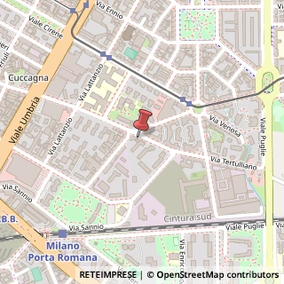 Mappa Via Tertulliano, 38, 20137 Milano, Milano (Lombardia)