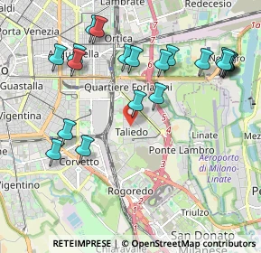 Mappa Via Dione Cassio, 20138 Milano MI, Italia (2.2555)
