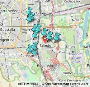 Mappa Via Dione Cassio, 20138 Milano MI, Italia (1.3525)