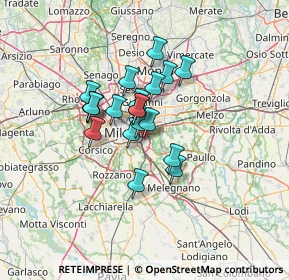 Mappa Via Dione Cassio, 20138 Milano MI, Italia (9.134)