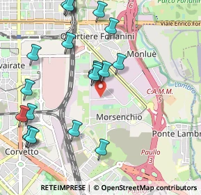 Mappa Via Dione Cassio, 20138 Milano MI, Italia (1.1295)