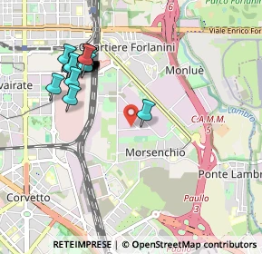 Mappa Via Dione Cassio, 20138 Milano MI, Italia (1.0435)