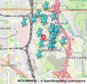Mappa Via Dione Cassio, 20138 Milano MI, Italia (0.683)