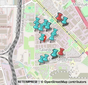 Mappa Via Dione Cassio, 20138 Milano MI, Italia (0.3765)