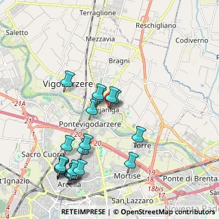 Mappa Via Ugo Foscolo, 35010 Cadoneghe PD, Italia (2.271)