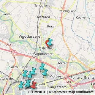 Mappa Via Ugo Foscolo, 35010 Cadoneghe PD, Italia (3.43583)