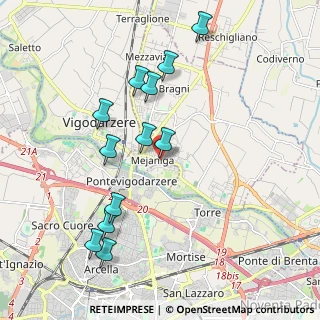 Mappa Via Ugo Foscolo, 35010 Cadoneghe PD, Italia (2.0075)