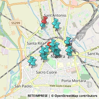 Mappa Via Nazzari, 28100 Novara NO, Italia (0.643)