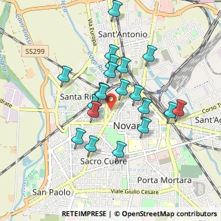 Mappa Via Nazzari, 28100 Novara NO, Italia (0.776)