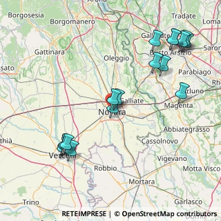Mappa Via Nazzari, 28100 Novara NO, Italia (19.07941)