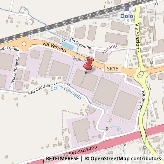 Mappa Via Veneto, 5,7,9, 30030 Pianiga, Venezia (Veneto)