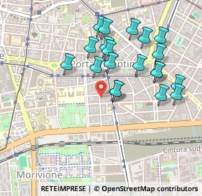Mappa Via Vignola, 20136 Milano MI, Italia (0.4635)