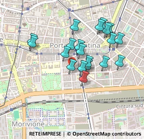 Mappa Via Vignola, 20136 Milano MI, Italia (0.3985)