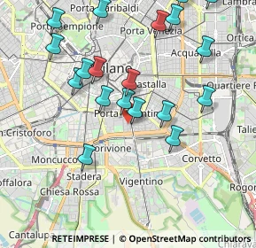 Mappa Via Vignola, 20136 Milano MI, Italia (2.13211)