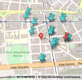 Mappa Via Vignola, 20136 Milano MI, Italia (0.2295)