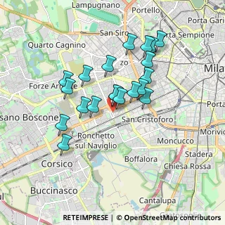 Mappa Largo dei Gelsomini, 20146 Milano MI, Italia (1.525)