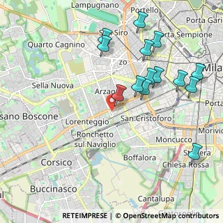Mappa Largo dei Gelsomini, 20146 Milano MI, Italia (2.225)