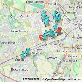 Mappa Largo dei Gelsomini, 20146 Milano MI, Italia (1.85833)