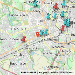 Mappa Largo dei Gelsomini, 20146 Milano MI, Italia (2.8975)