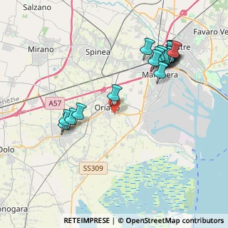 Mappa Via Vittoria Lago, 30034 Mira VE, Italia (4.541)
