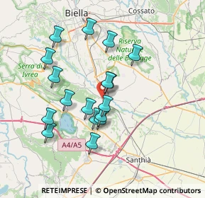 Mappa Via Zimone, 13885 Salussola BI, Italia (6.46118)