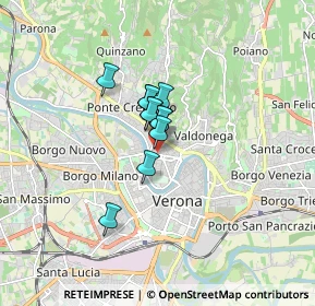 Mappa Via Tolosetto Farinati degli Uberti, 37126 Verona VR, Italia (0.9)