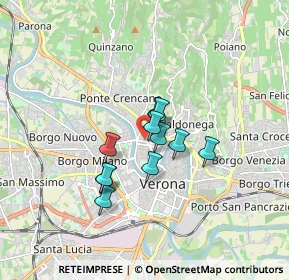 Mappa Via Tolosetto Farinati degli Uberti, 37126 Verona VR, Italia (1.13455)