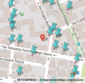 Mappa Via Tolosetto Farinati degli Uberti, 37126 Verona VR, Italia (0.07692)