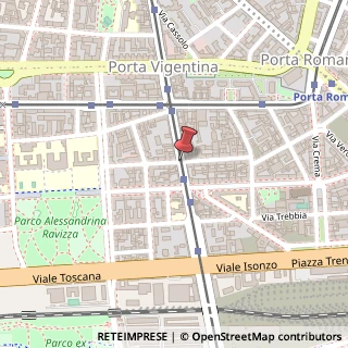 Mappa Via Atto Vannucci,  2, 20135 Milano, Milano (Lombardia)