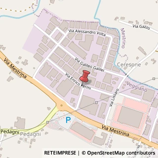 Mappa Via Enrico Fermi, 7, 35030 Saccolongo, Padova (Veneto)