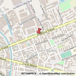 Mappa Corso Trieste, 54, 28100 Novara, Novara (Piemonte)