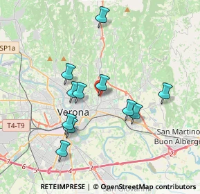 Mappa Via Carlo Pedrotti, 37129 Verona VR, Italia (3.40273)