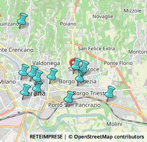 Mappa Via Carlo Pedrotti, 37129 Verona VR, Italia (1.98083)