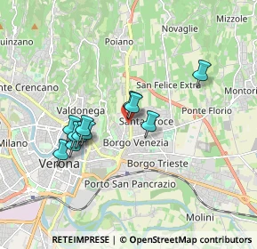 Mappa Via Carlo Pedrotti, 37129 Verona VR, Italia (1.50364)