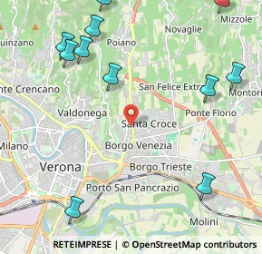 Mappa Via Carlo Pedrotti, 37129 Verona VR, Italia (2.85909)