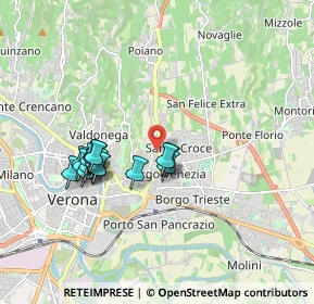 Mappa Via Carlo Pedrotti, 37129 Verona VR, Italia (1.64375)