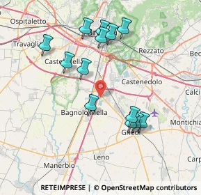 Mappa Via Artigianale, 25010 Montirone BS, Italia (7.45462)