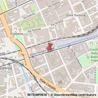 Mappa Ripa di Porta Ticinese, 111, 20143 Bollate, Milano (Lombardia)
