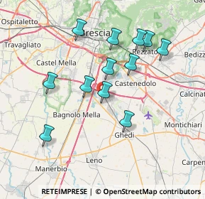 Mappa Via Angelo Canossi, 25010 Montirone BS, Italia (6.94)